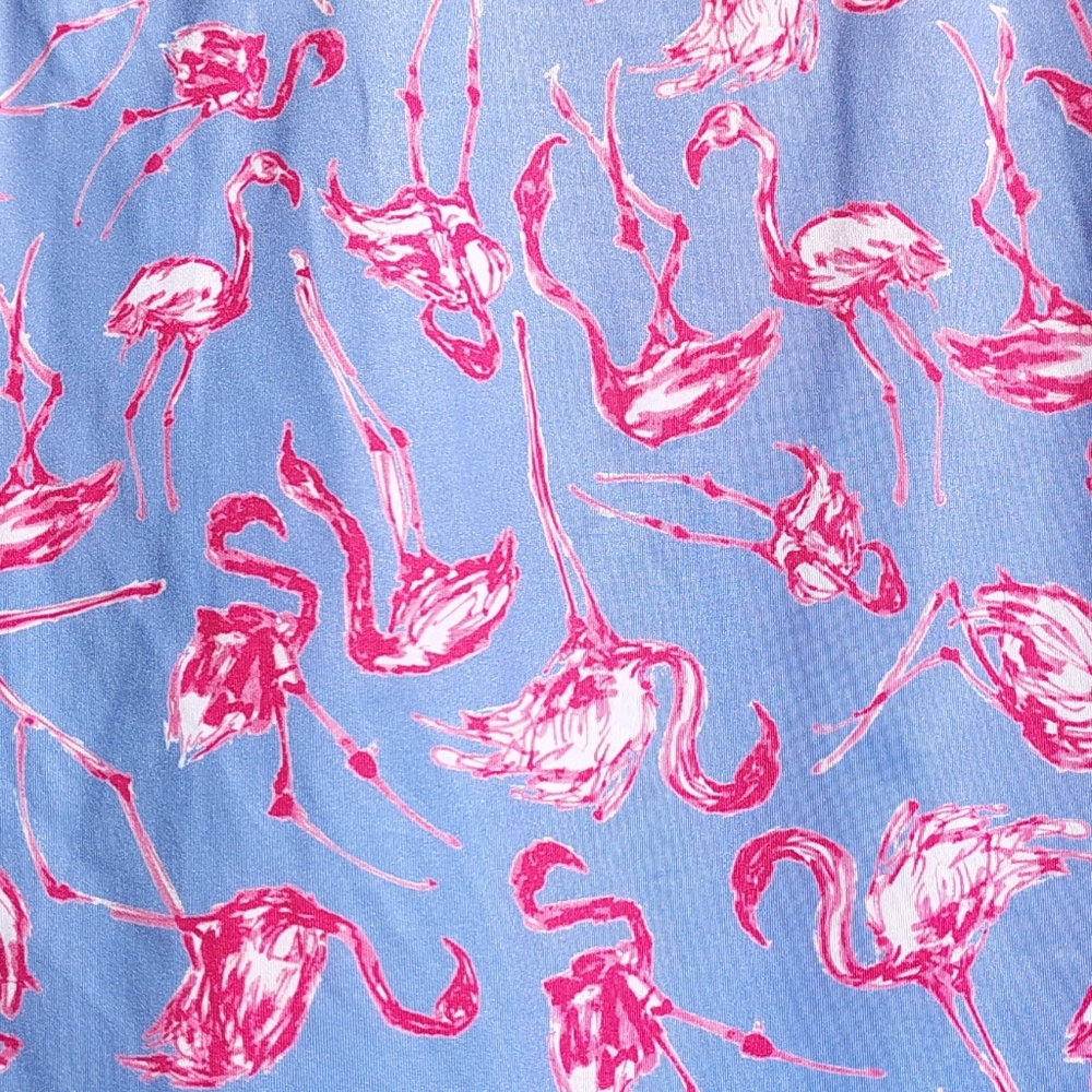 NEW Ana Clare Sleeveless Polo Top Women's Sz S Hot Pink 🦩 Flamingos $59 - Picture 4 of 6